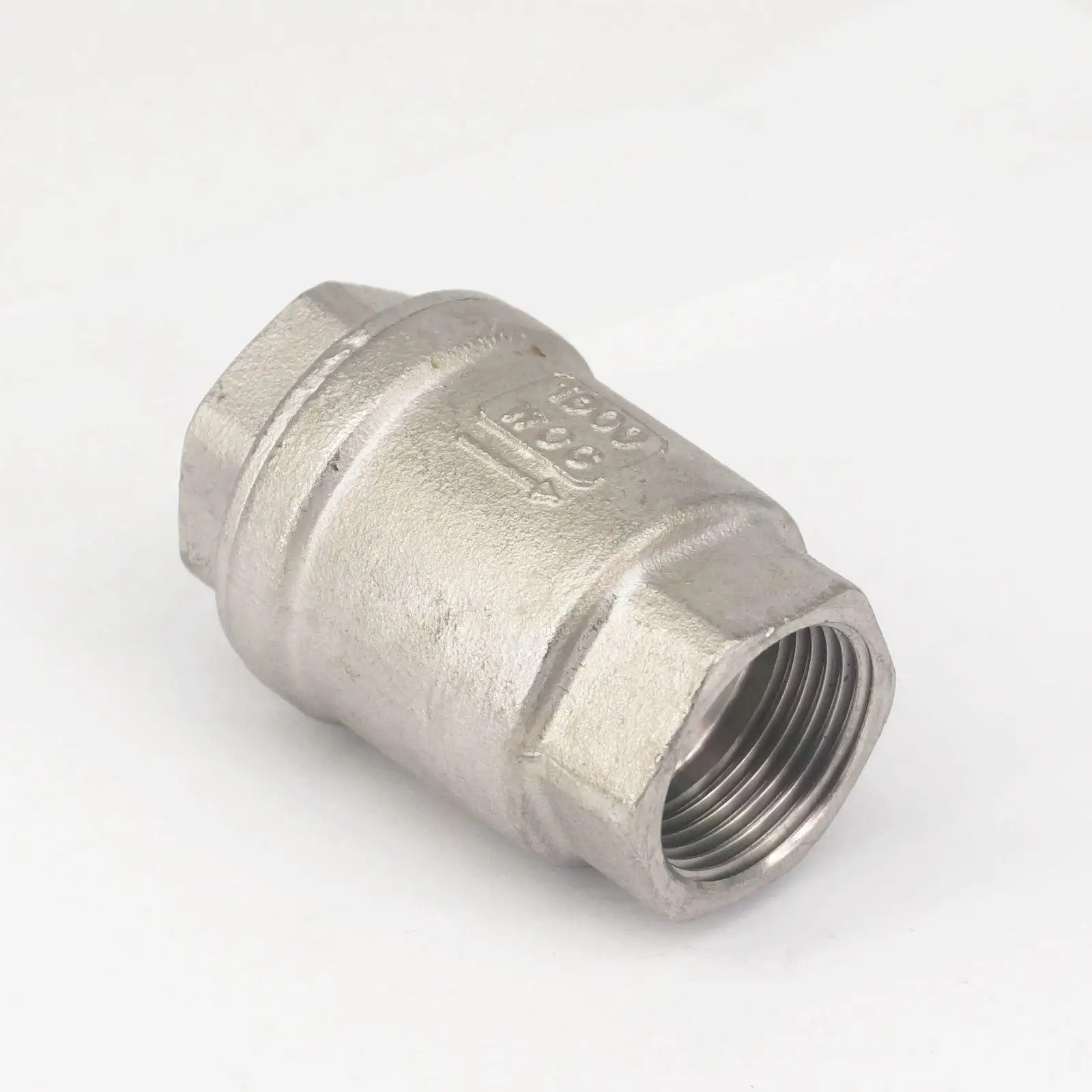 

DN20 3/4" BSP Female Thread 304 Stainless Steel Inline Spring Valve Non-return One way Valve 229 PSI