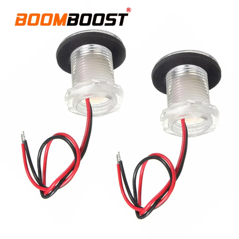 For Boats Marine Courtesy Light  Waterproof Navigation Lamp 2 PCS 12V LED White Perfect for Livewells/lockers/compartments