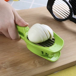 Stainless Steel  Handheld Mushroom Kiwi Divider Tomato Cutter  Egg Split Device  Multifunction Slicing Mould Egg Slicer