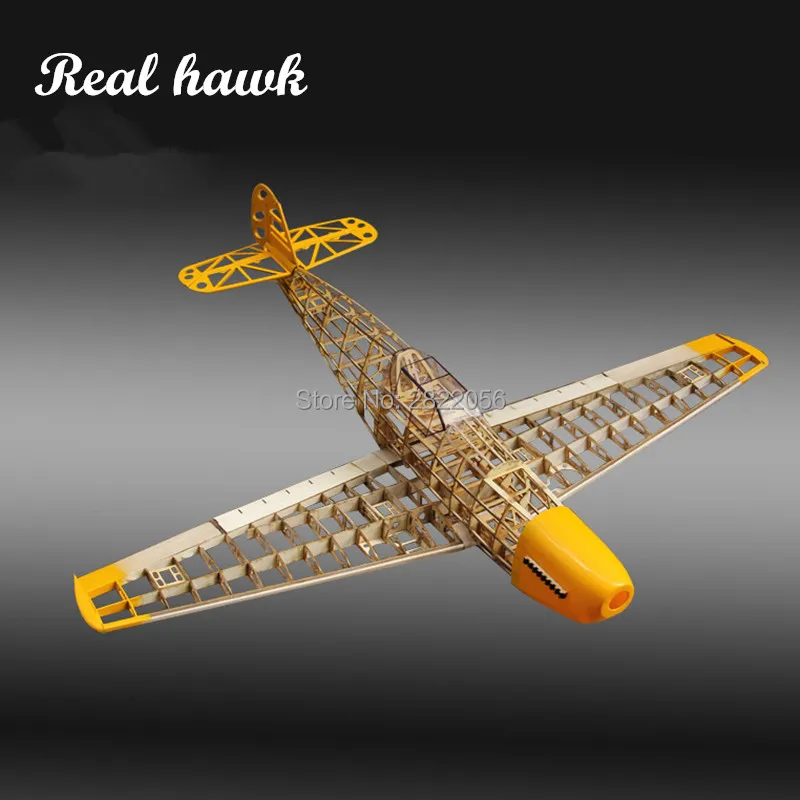 RC AirPlanes Laser Cut Balsa Wood Airplane Kit DIY New BF109 Frame  Model Building Kit  Woodiness model WOOD PLANE