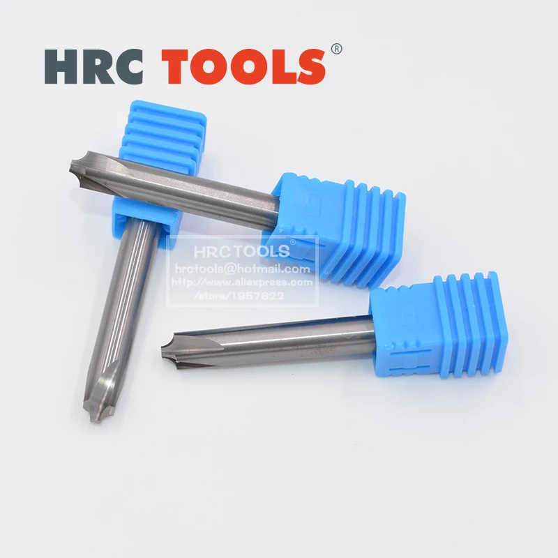 F1-4DxR0.5x50L HRC55 รัศมีมุมด้านในการปัดเศษคาร์ไบด์ที่เป็นของแข็ง End Mill R0.5 มม. 4 ขลุ่ย