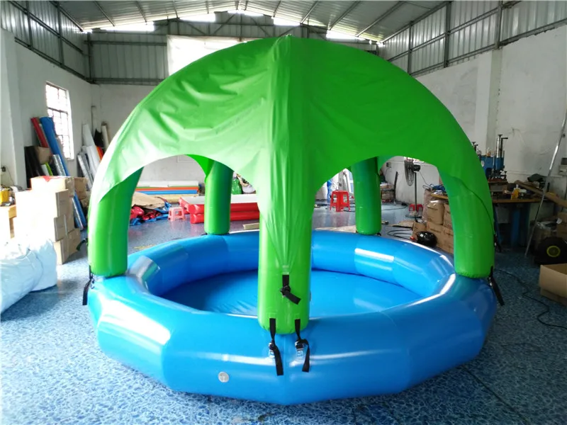 

Outdoor mobile portable inflatable pool inflatable swimming pool inflatable tent combination toy