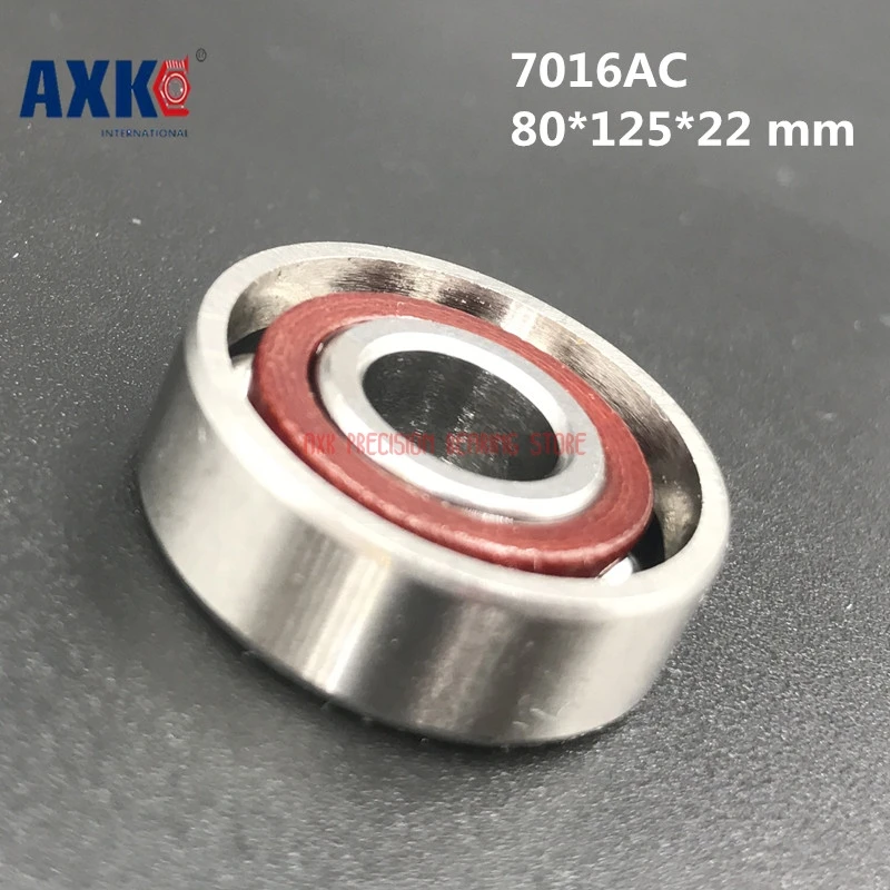 

2023 Axk 1pcs 7016 7016ac 7016acd/p4ga 80*125*22 Mm Angular Contact Ball Bearing Cnc Universal Arrangement Metric Rodamientos