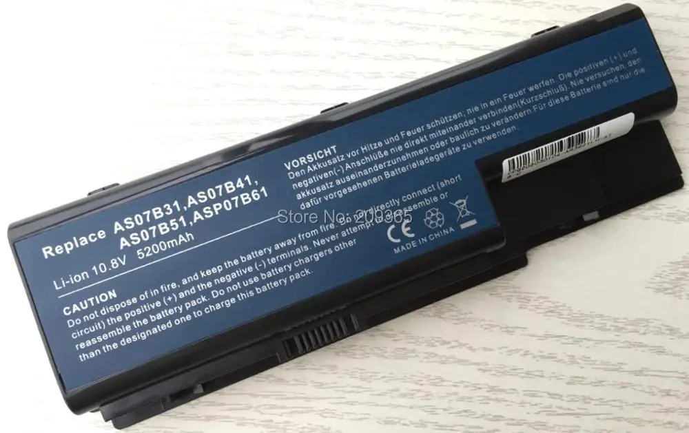 Latop battery for ACER Aspire 5910G 5920 5920G 5930 5930G 5935 5940 5940G 5942 5942G 6530 6530G 6920 battery