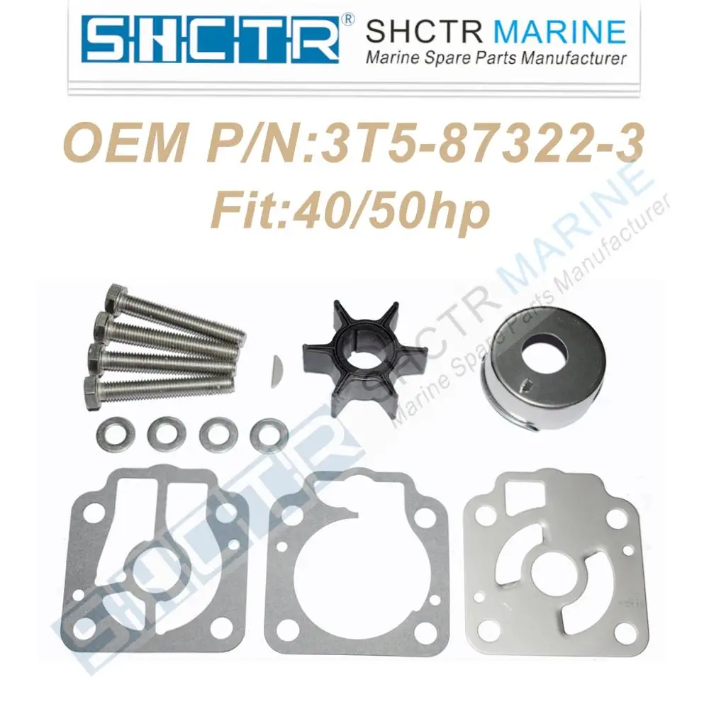 

SHCTR Water Pump Repair Kit for 3T5-87322-3,30/40/50HP