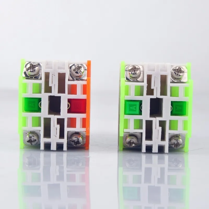 Rotary Switch Knob Button 22mm 4 Screws Terminals 2 Way Small Size 2 Position 3 Position Lay7 Lay37 Y090