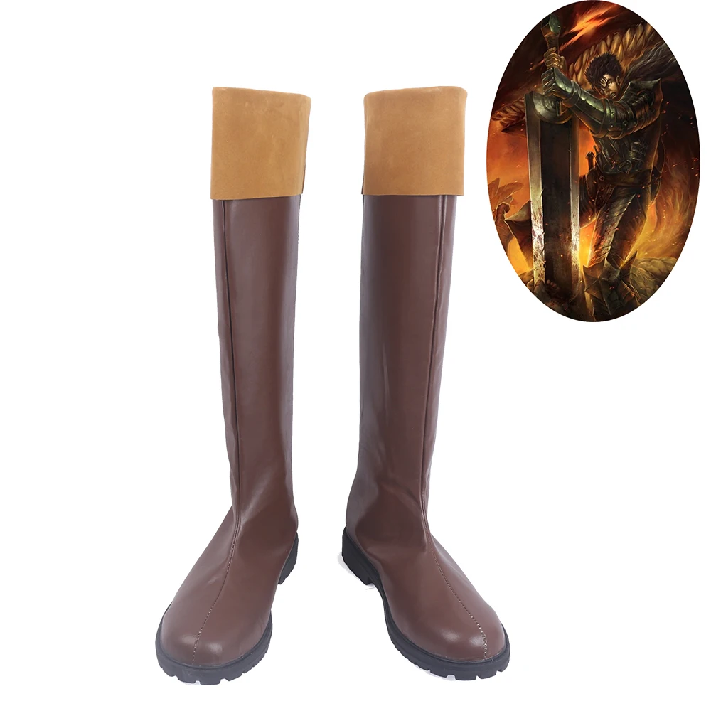 Berserk Beruseruku Guts Japan Anime Cosplay Shoes Men Boots