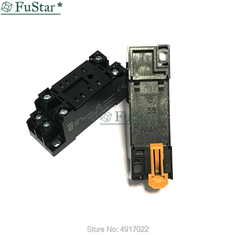 2PCS Genuine Original PYF08A-E Relay Base With MY2NJ MY2N-J relay Relay Socket Applicable to MY2N-GS H3Y-2-C 7A 250VAC PYF08A E