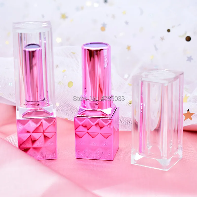 Free Shipping 10/30/50pcs 12.1mm Fashion Portable Empty Lipstick  Tube Handmade Lip Balm Stick Refillable Bottle Container