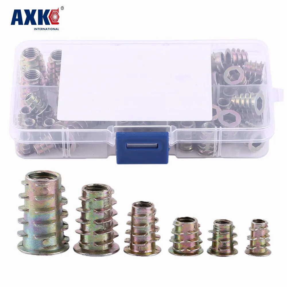 2023 Hot Sale 50pcs Rivet Nut Rivnut For Furniture Zinc Alloy Screw-in Type Threaded Remachadora De Tuercas M4/m5/m6/m8/m10