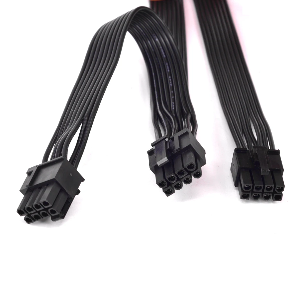 PCI express 8pin to Dual 6+2Pin Power supply Cable GPU PCIe 8 Pin 1 to 2 Spliter For Segotep KL-650W KL-750W KL-850W KL-1050W