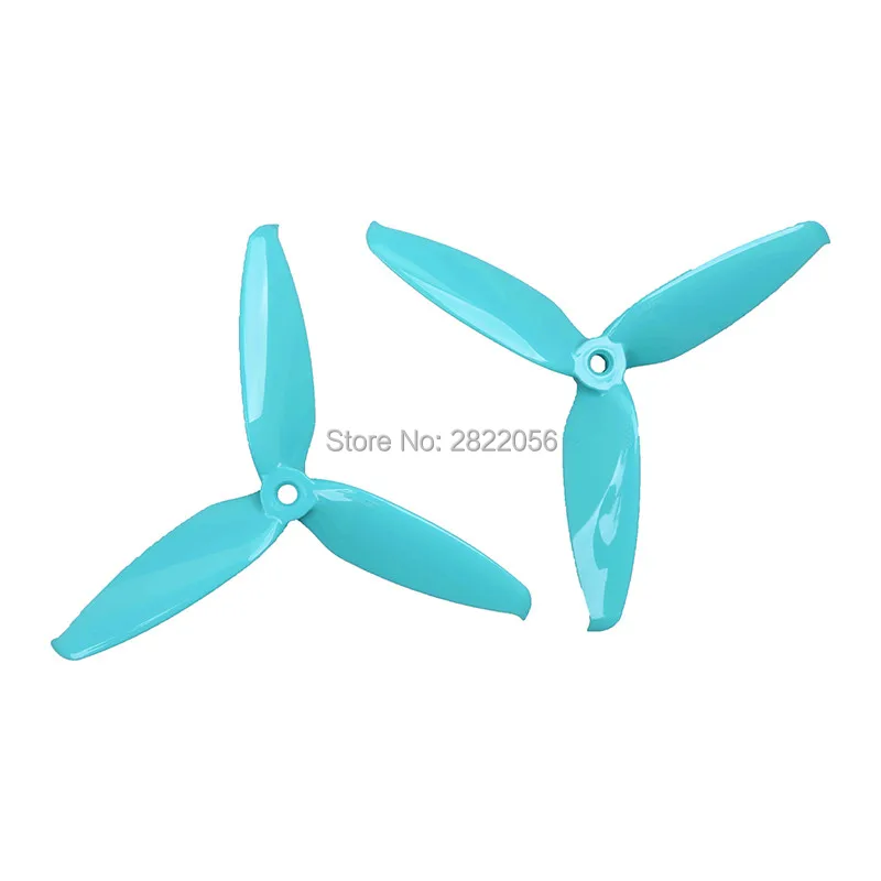 2 Pair 5 colors Gemfan 5552 5.5x5.2 FPV PC 3 propeller Prop Blade CW CCW shaft through the machine more special motor 2407