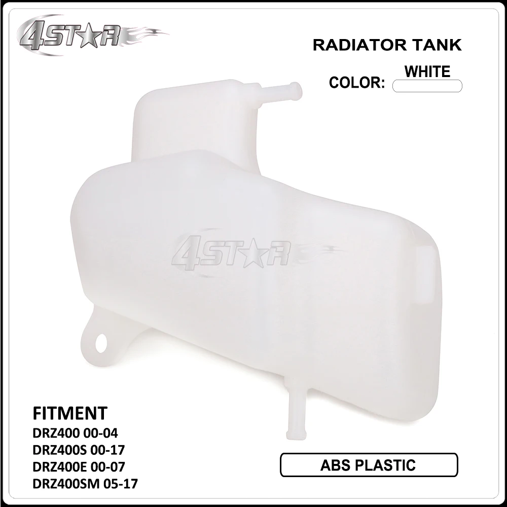 Motorbike Water Coolant Reservoir Tank Radiator Overflow For SUZUKI DRZ400 00-04 DRZ400S 00-17 DRZ400E 00-07 DRZ400SM 05-17