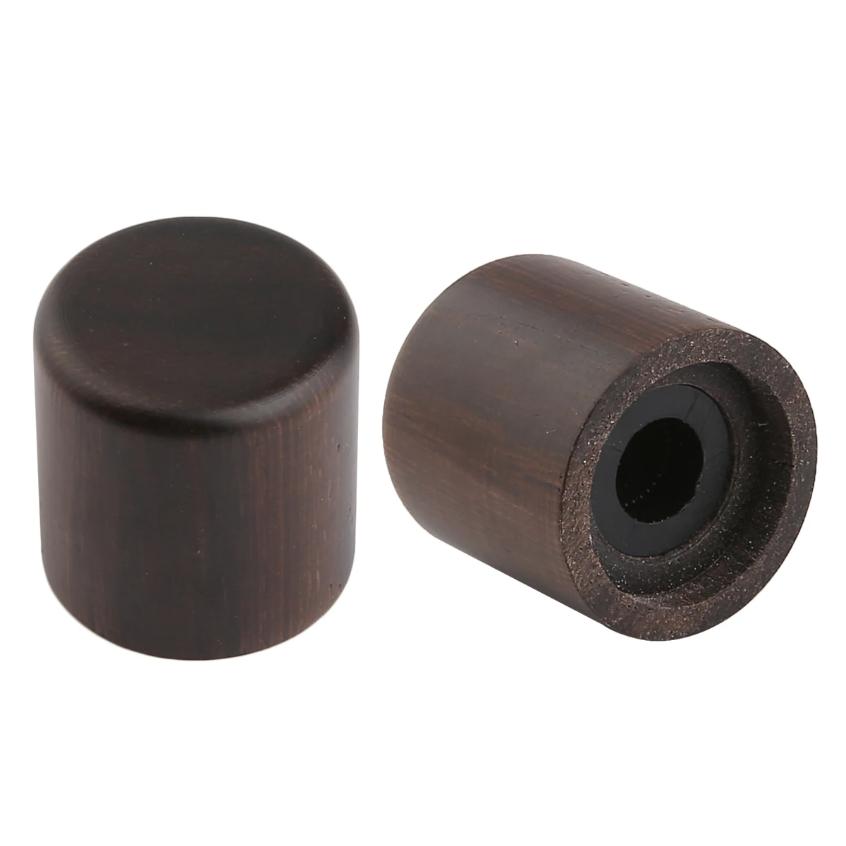 Dopro 2pcs Wood Knobs TL Style Dome Knobs Wood Control Knobs Guitar Bass Wood Barrel Knobs Maple/Rose/Walnut Wood