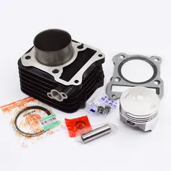 Motorcycle Cylinder Kit 62mm Big Bore For SUZUKI GS125 GN125 EN125 GZ125 DR125 TU125 157FMI K157FMI Modified Upgrade Engine