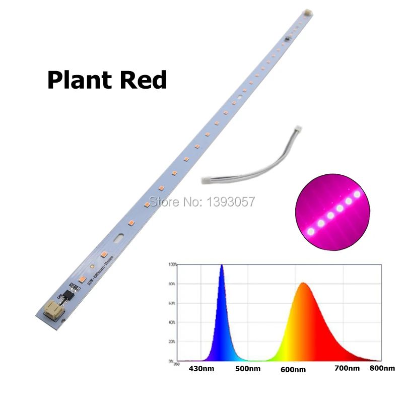 220V Led Bar Rigid Strip LED Plant Grow Lights Red Blue Full Spectrum 660nm 450nm 400-840nm for Aquarium Greenhouse Hydroponic