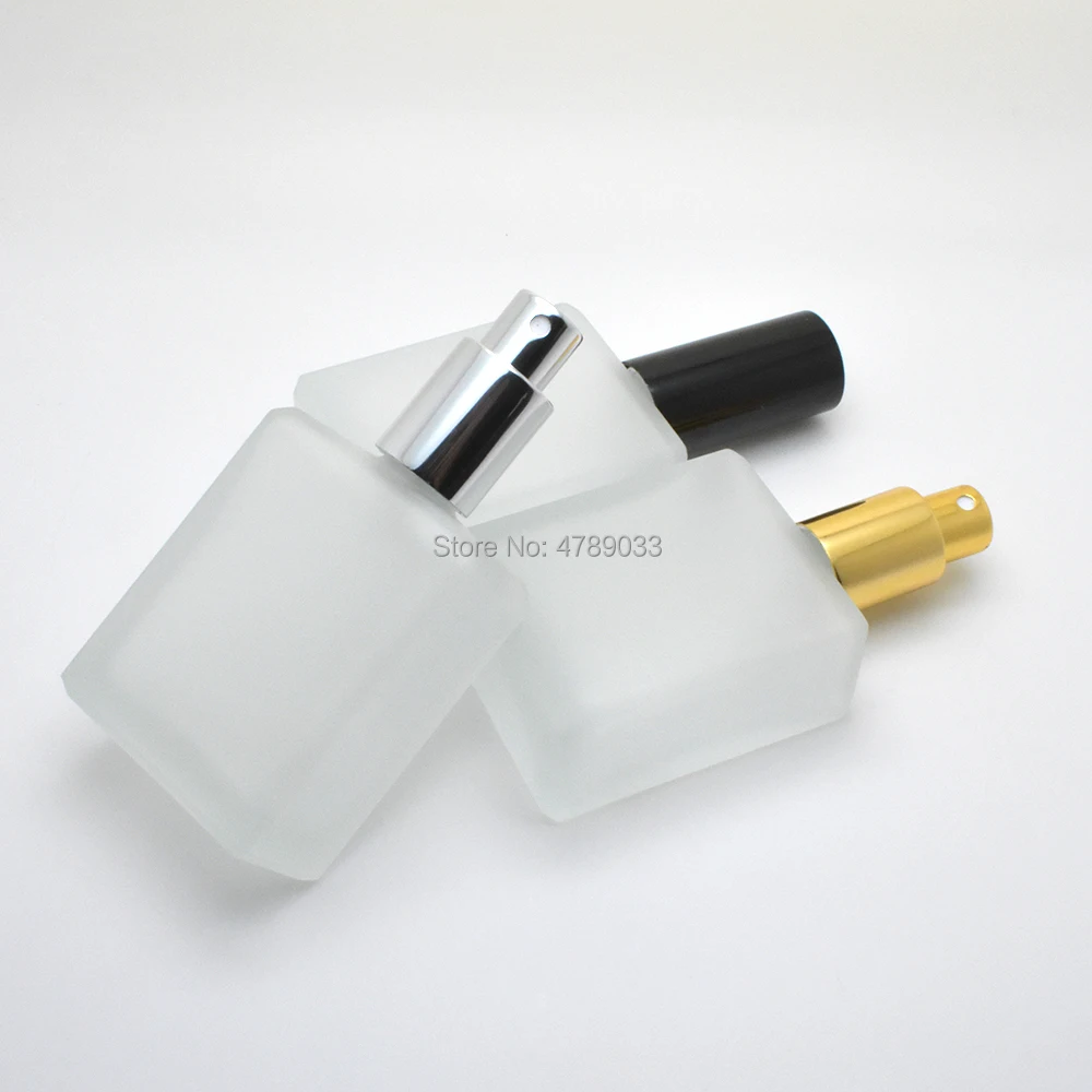 

5/10pcs 50ml Frosted/Transparent Glass Perfume Bottles Empty Spray Atomizer Refillable Bottle Scent Case with Travel Portable