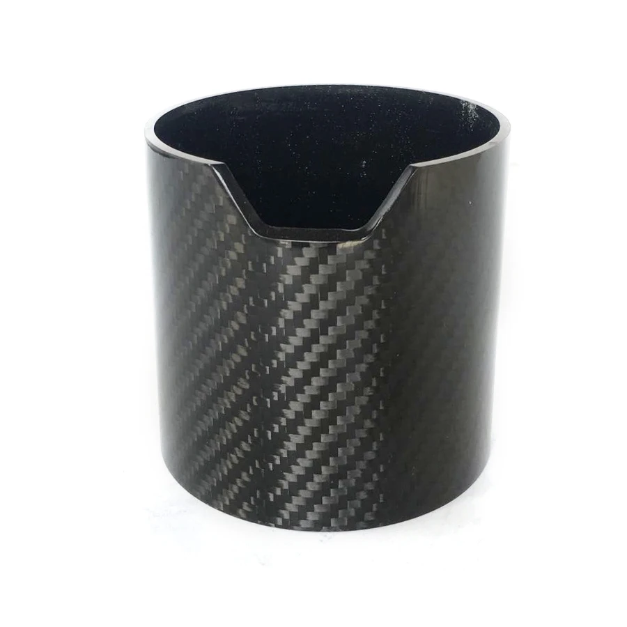 

1pcs Carbon Fiber Exhaust muffler tip Carbon Case Glossy 93mm Universal Car accessories