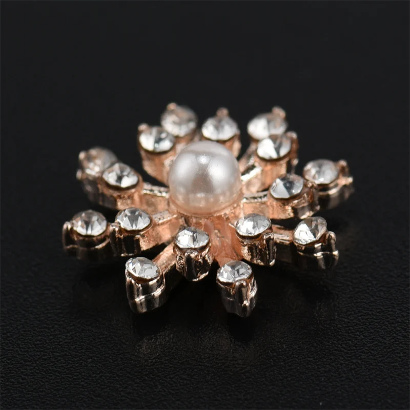 10Pcs Star Rhinestone Buttons For Girl Hair Accessories Dress Crafts Jewelry Accessories Scrapbooking Decorative Buttons 16mm