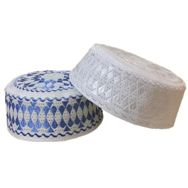 Chapéus de oração muçulmano da índia kufi turbante masculino boné islâmico muçulmano arábia topi islâmico séries masábia boné de cetim hijab