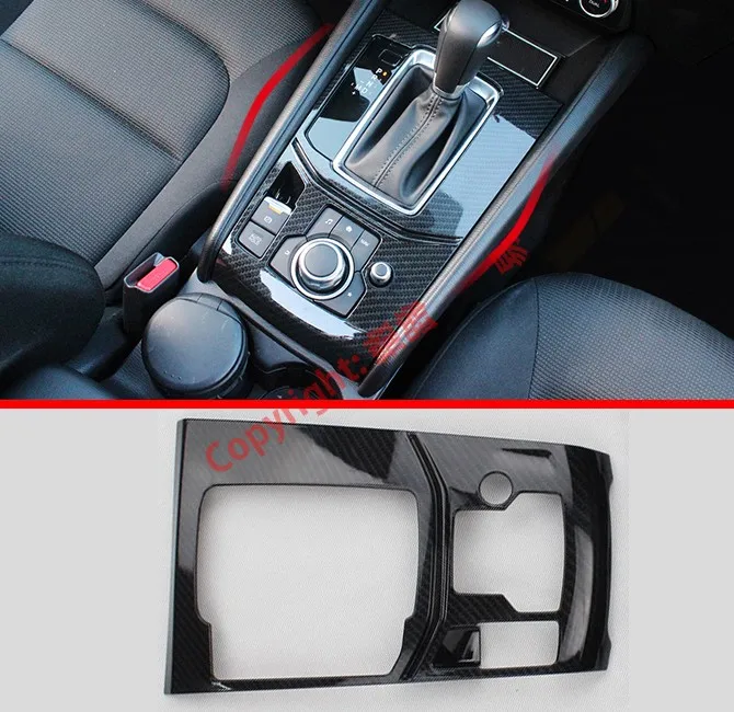 

Внутренняя ручка переключения передач из углеродного волокна для Mazda CX-5 2017 2018 2019