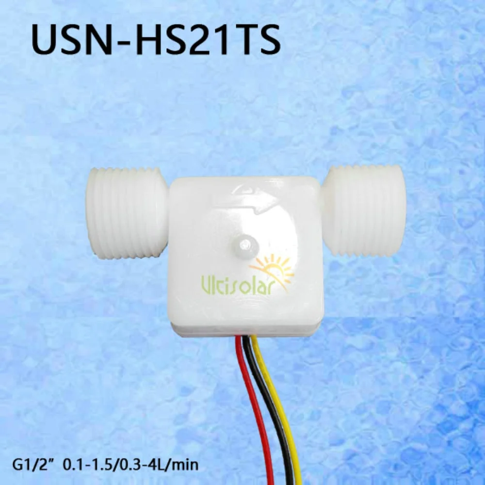 USN-HS21TS-1 G1/2 "بوم الغذاء الصف التوربينات قاعة تدفق المياه الاستشعار 0.1-1.5L/دقيقة 1% تكرار خطأ لمياه الشرب سخان القهوة
