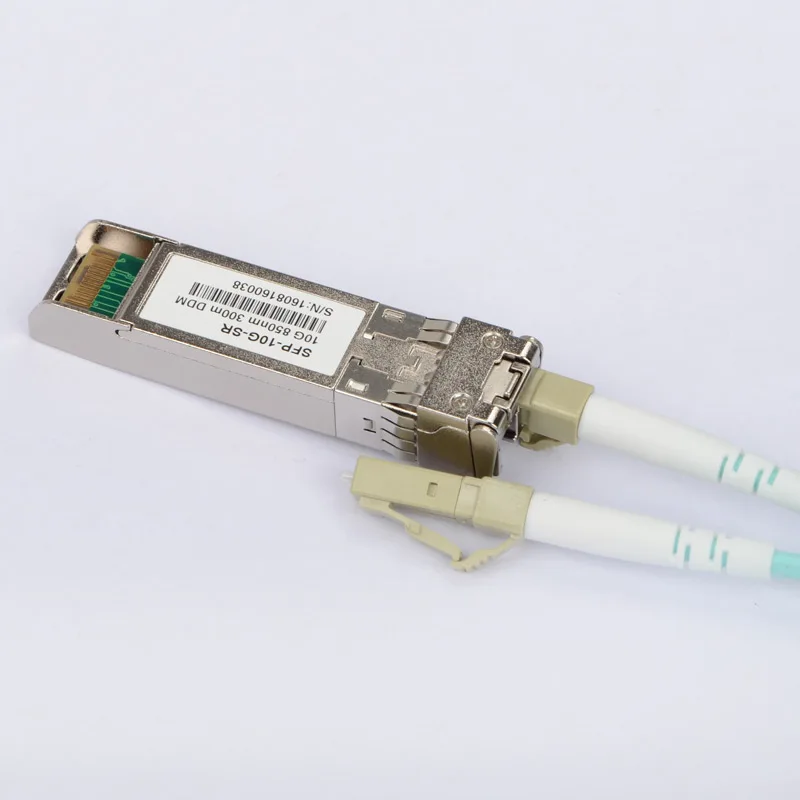 Double Fiber Optical SFP Transceiver Module Gigabit Multimode Ethernet Compatible Switch 10G 300M MM 850nm LC Connector