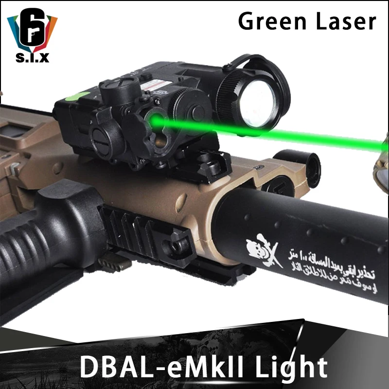 

Tactical Airsoft DBAL-eMkII Green Laser Light Tactical DBAL-D2 Airsoft Flashlight DBAL-A2 IR Green Laser LED Picatinny Light