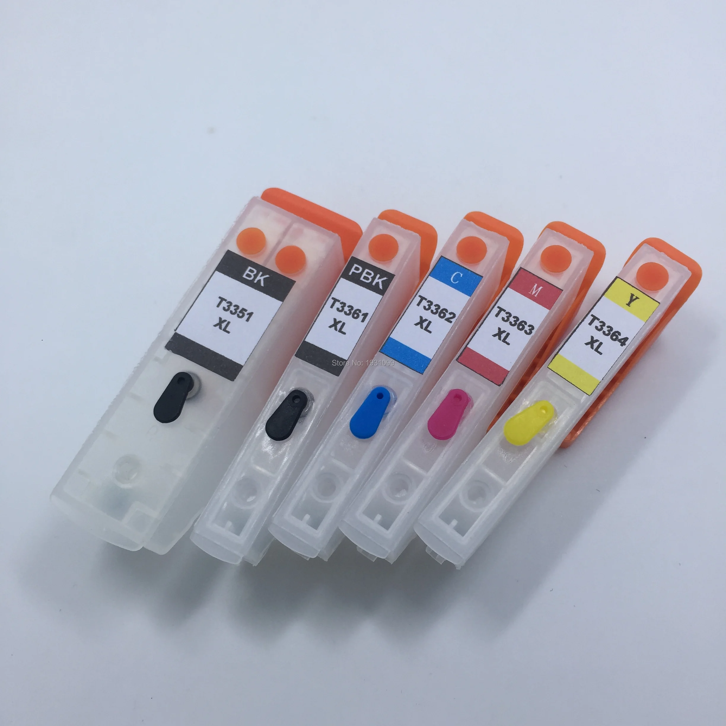 

33XL T3351 T3361-4 Empty Refillable Ink Cartridges for Epson XP-530 XP-630 XP-830 XP-635 XP-540 XP-640 XP-645 XP900