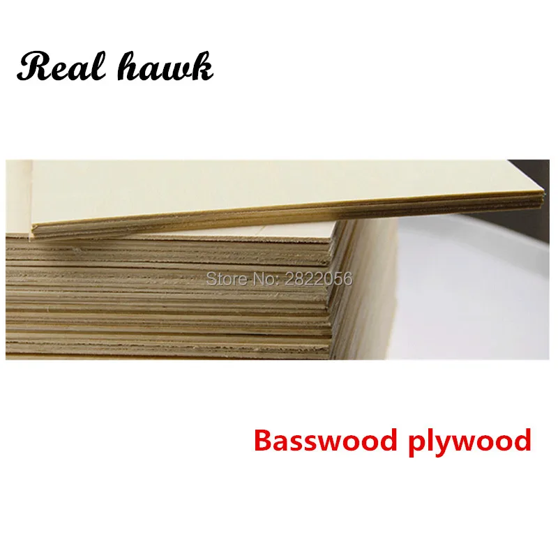 420x297x1/1.5/2/3/4/5/6mm super quality Aviation model layer board basswood plywood plank DIY wood model materials