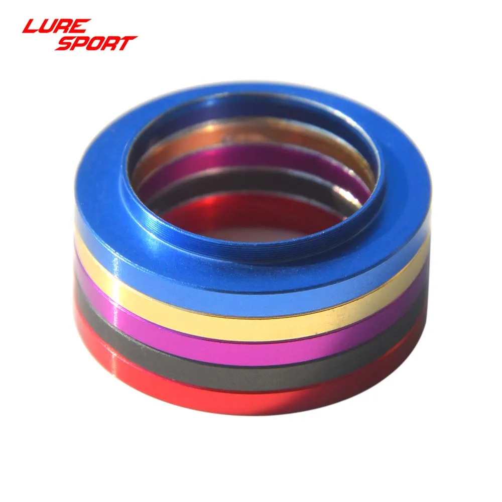 LURESPORT 10pcs SRRT3.5 Aluminum Ring Reel Seat Trim Ring wind Check step inside Rod Building Component Repair DIY Accessory