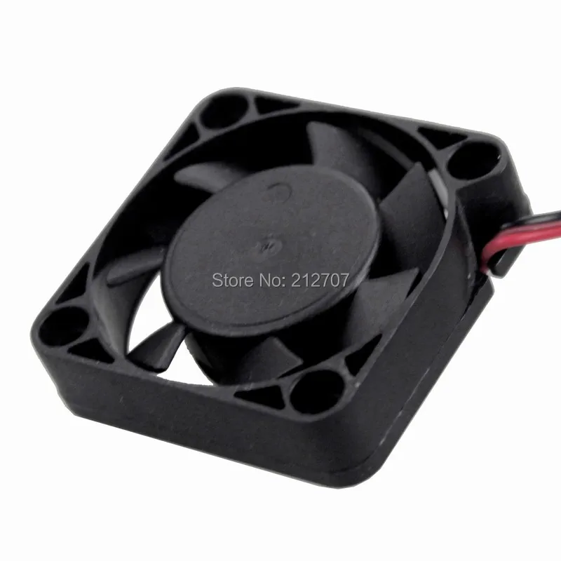 5Pcs Gdstime 40mm 4010 5V Ball Bearing 2Pin DC Cooling Fan Computer Case Cooler 40x40x10mm