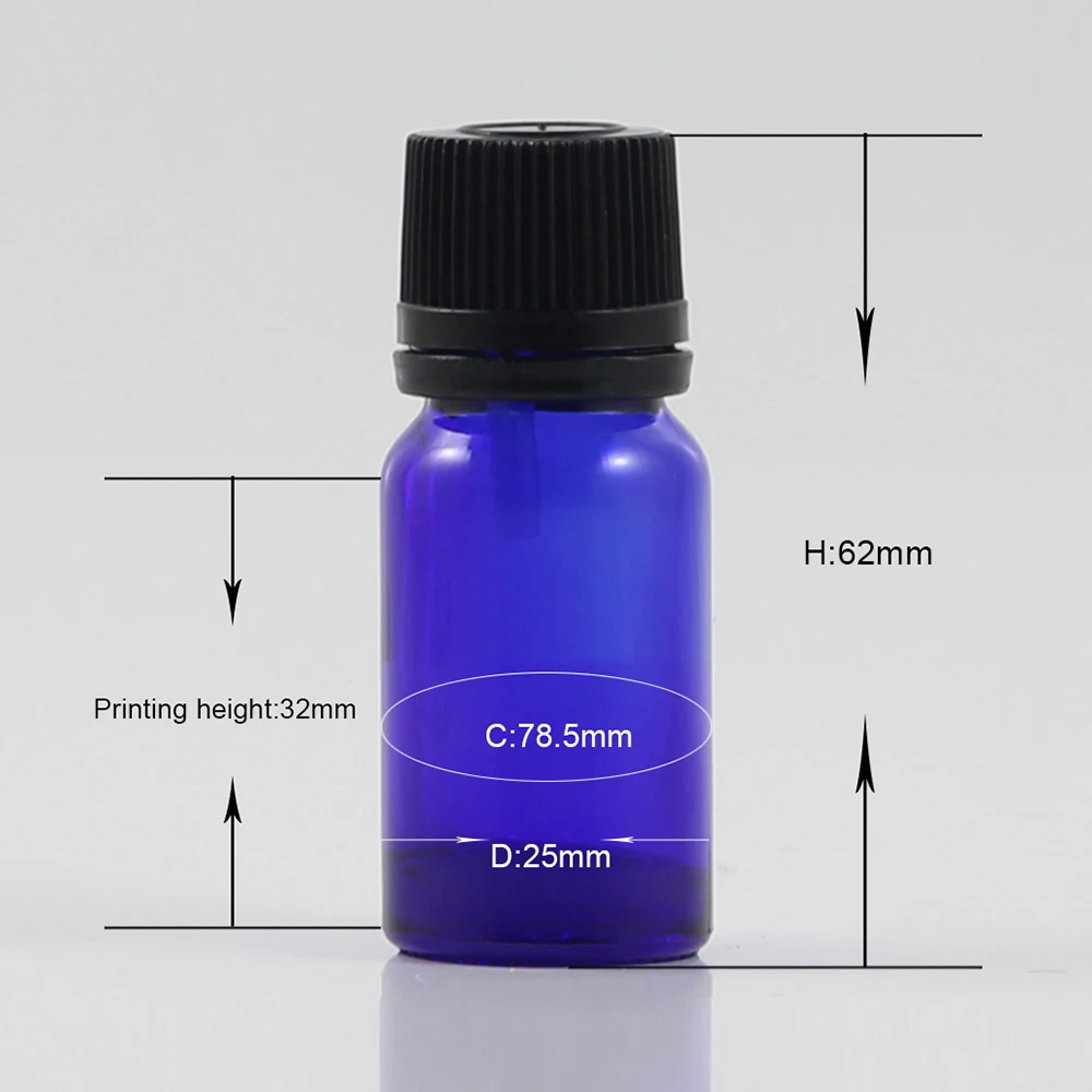 

Shape round 10ml fancy essential oil glass bottle,stopper oil bottle packaging 10ml in stock