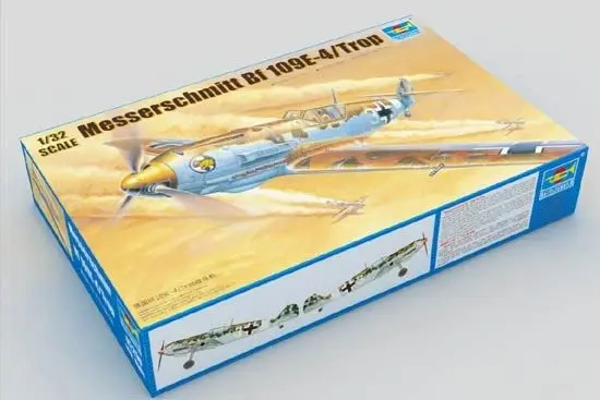 

Trumpeter 1/32 02290 Messerschmitt BF-109 E-4 Tropical Airplane Kit Static Model TH05310-SMT2