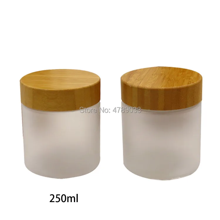 

250g Matted PET Cosmetic Cream Jar Refillable Empty Body Lotion Bottle Facial Mask Packaging Containers 10/20/30pcs