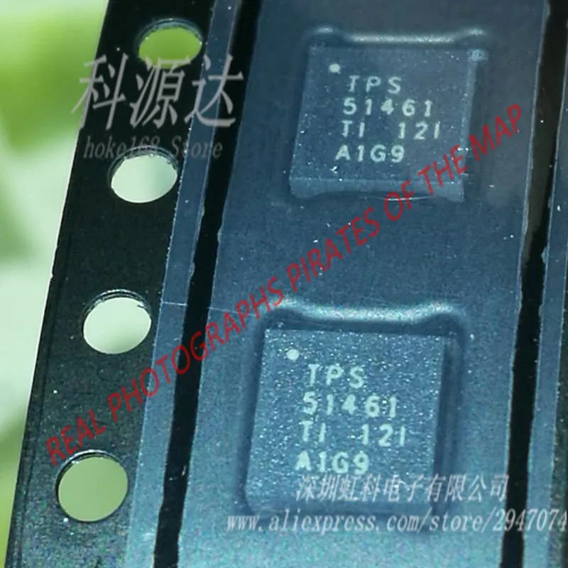 TPS51461RGER   TPS51461  10PCS  3V to 5V Input, 6A, D-CAP+ Mode Synchronous Step-Down Converter with 2-Bit VID 24-VQFN -40 to 85