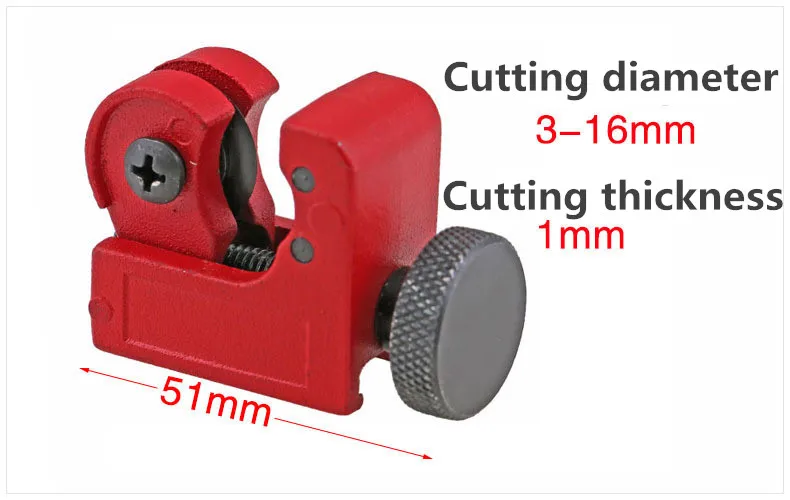 M3-16mm Mini Kupfer Aluminium Eisen Metall Rohr Schneiden Messer Rohr Schneiden Rohr Werkzeug Scheibe Mini Rohr cutter 1 PCS
