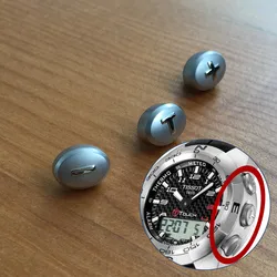 titanium color button 