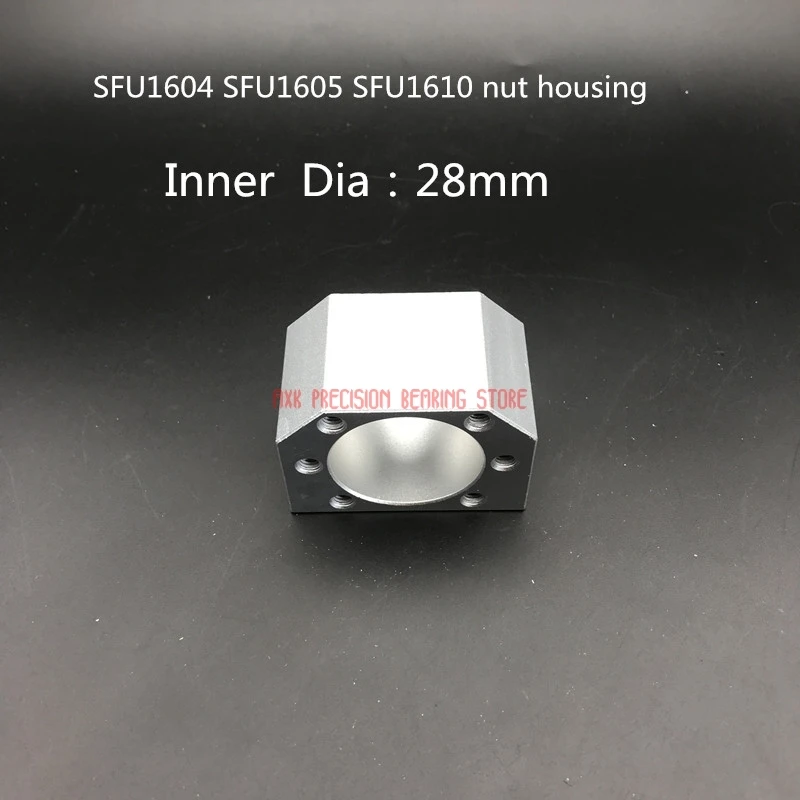 Cnc Router Parts Ballscrew Nut Housing Bracket Holder For Sfu1604 Sfu1605 Sfu1610 Aluminium Alloy Material For 1605 Ball Screw