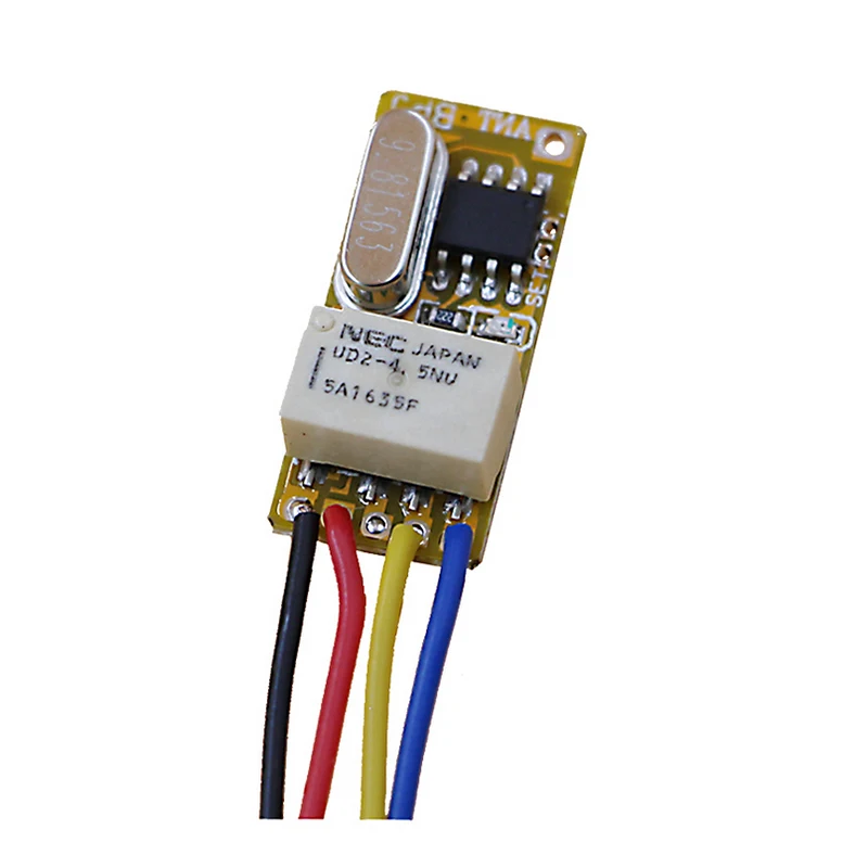 Small Relay Remote Control System 3.5V-12V 5V 4.8V 9VMiniature Receiver Normally Open Closed common Subminiature