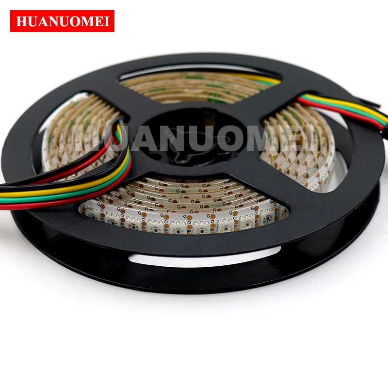 1M 144LEDs/m APA107 LED Light Strip APA102 Individual Addressable Pixel RGB 5050 SMD LED Strip,DC5V,White PCB,Waterproof IP65