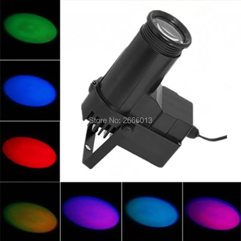 Projecteur LED avec effets de faisceau RVB, éclairage de scène, rétro-éclairage KTV, télécommande sans fil, budgétaire DJ Chang Party, 10W