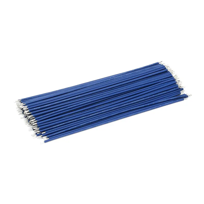 100pcs/lot Pcb Solder Cable Tin-Plated Breadboard Jumper Cable Wire 100mm 24AWG For Arduino Two Ends PVC Wire Electronic