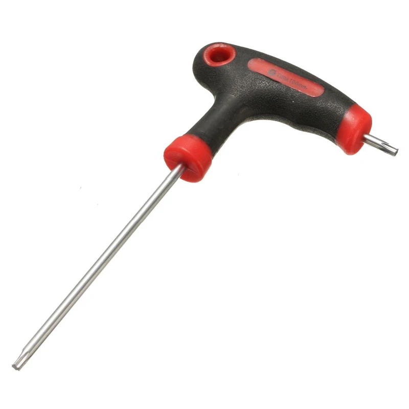 1pcs T10/15/20/25/30/40 T-Handle Grip Torx Hex Screwdriver Allen Key Wrench Tool