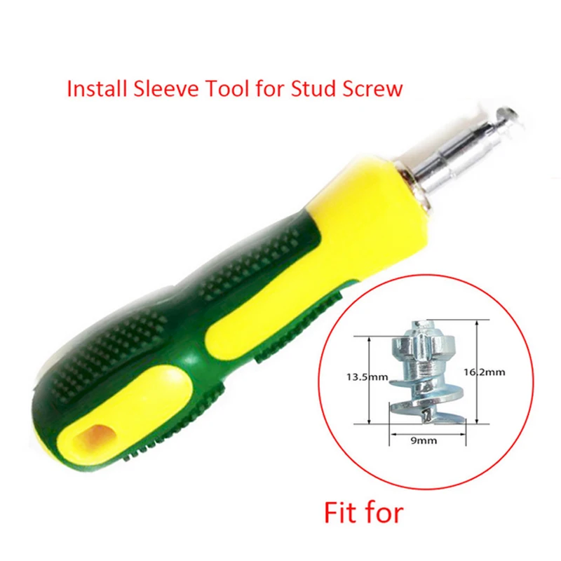 

Snow Tire Stud Screw Anti-Slip Install Sleeve Tool A fit 9x16.2mm, B fit 9x12.6mm, C fit 7x9.8mm