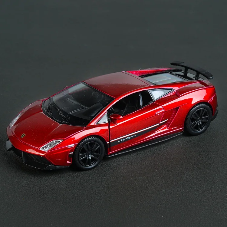 Hohe Simulation Exquisite Sammlung Spielzeug: RMZ stadt Auto Styling Gallardo LP570-4 Supercar 1:36 Legierung Diecast Modell Ziehen Auto