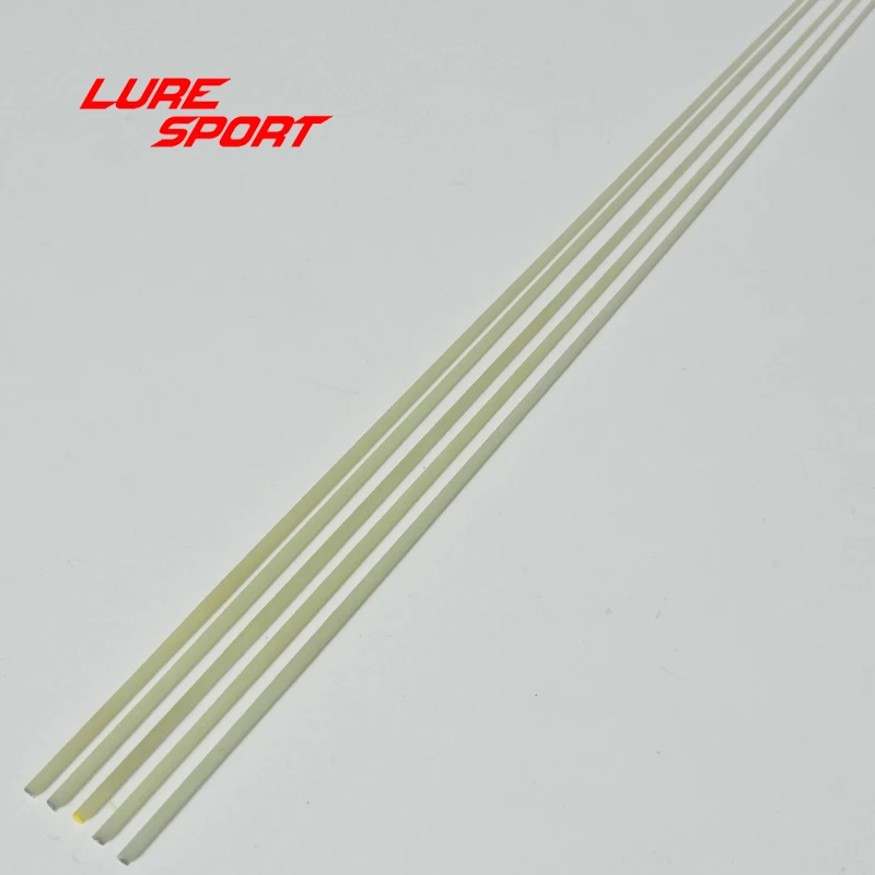 LureSport 2pcs supper fast Soft blank 90/120cm solid fiber glass with epoxy resin tip Rod Building component DIY Accessory