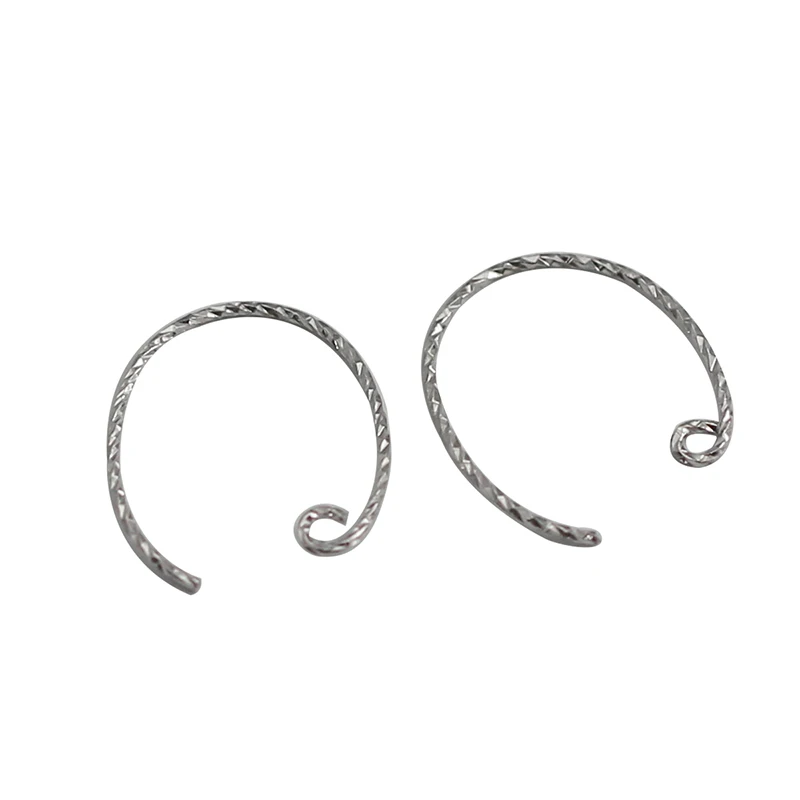 

Beadsnice ID 38848smt17 Sterling Silver Handmade Circle Earring Wire French Wires Components for Earring Making