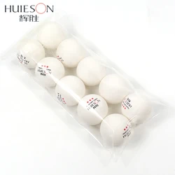 HUIESON 10pcs/Bag 3 Star New Material Table Tennis Ball D40+mm 2.8g ABS Plastic Ping Pong Balls Table Tennis Training Ball