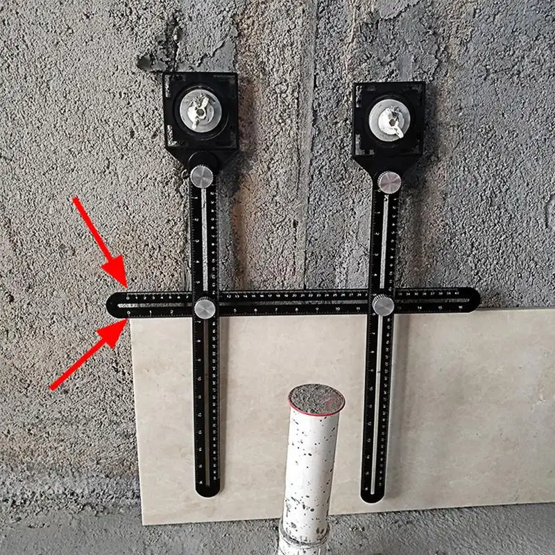 Ngói Mở Thiết Bị Định Vị Bùn Ngói Shop Dán Xếp Tầng Kính Viêng Chăn Đa Năng Bấm Lỗ Đa Chức Năng Có Thể Điều Chỉnh Công Cụ